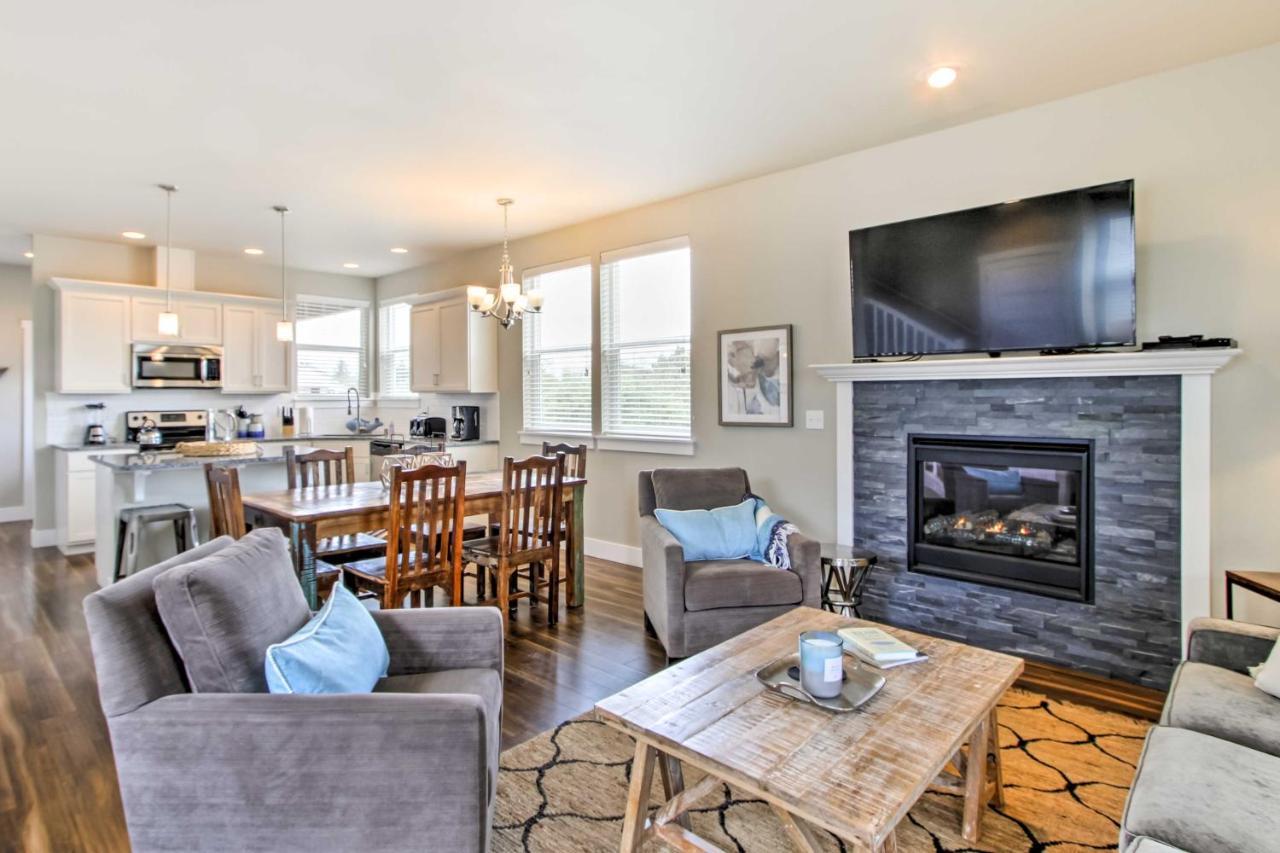 Ocean Shores House With Hot Tub - Walk To Beach Bagian luar foto